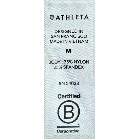 Athleta High Rise Elation Textured Tight in Frosted Floral Pink Size Medium - Picture 5 of 6